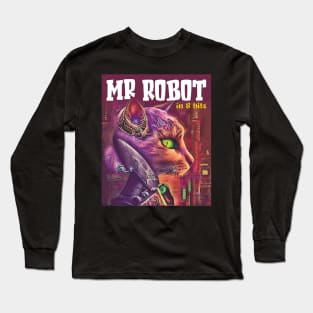 MR ROBOT in 8 bits Long Sleeve T-Shirt